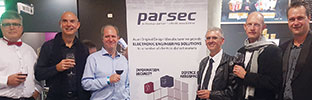 Andries van Schalkwyk with colleagues at a Parsec function earlier in 2016. From left to right: Petrus Theron; Rynier van der Watt; Petrus Pelser; Andries van Schalkwyk; Piet du Toit; Hein Loest.